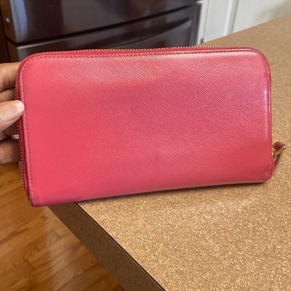 Prada Saffiano Zip Around Wallet - Picture 7 of 16